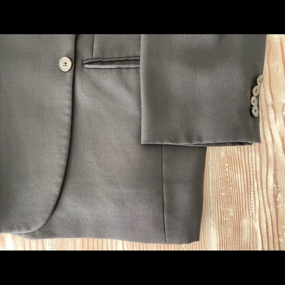 Joseph Abboud 3 Button Black Sports Coat 48R - Picture 3 of 8